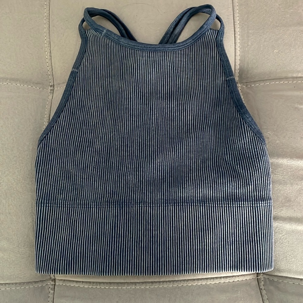 Crop top with spaghetti string straps size xs